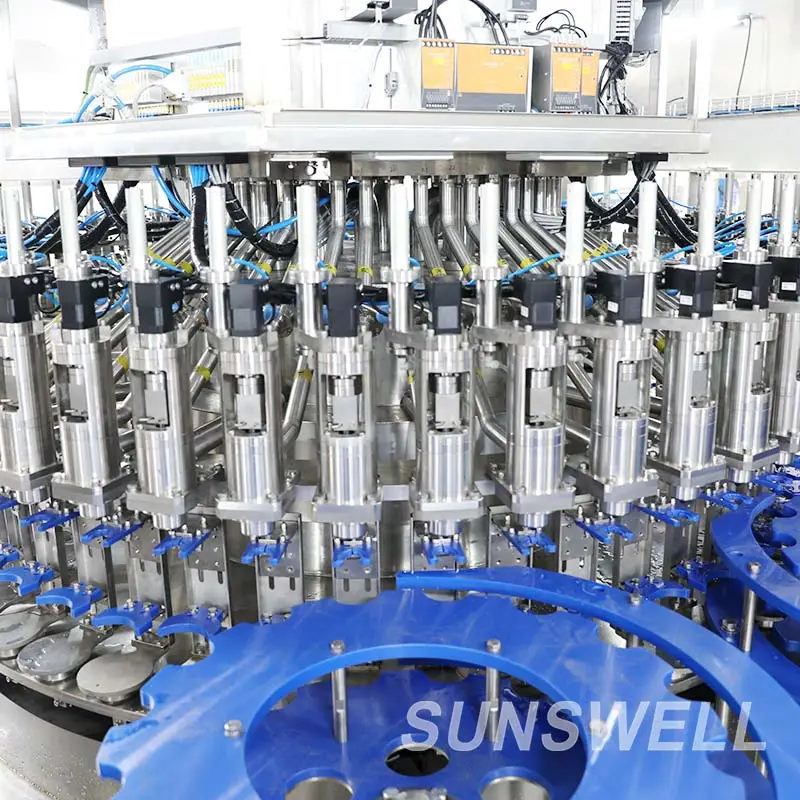 Automatic Linear Rotary Type Manufacturer 2-IN-1 Filling Capping Machines For production Olive Oil