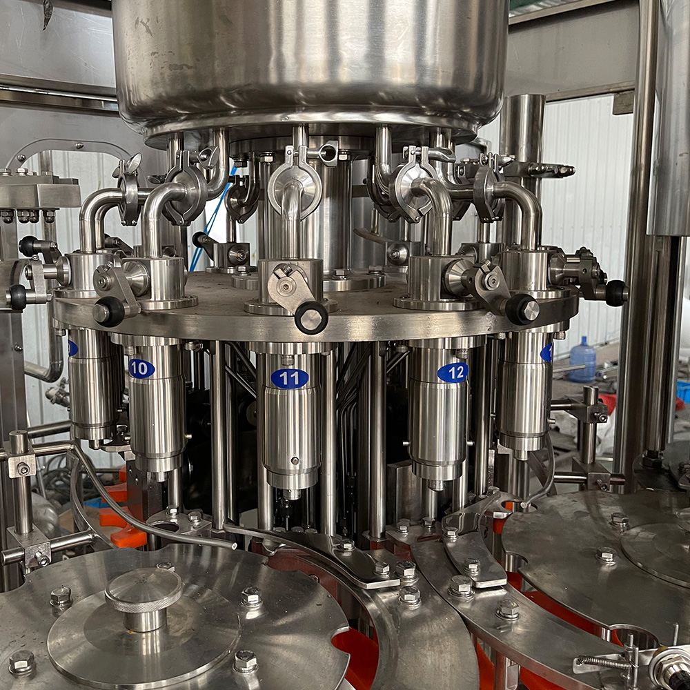 3-in-1 with pulp litchi juice bottling plant from water treatment system to filling and labeling