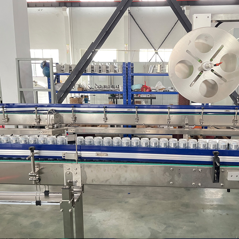 12000CPH Automatic Aluminum Can Beverage Liquid CSD Carbonated Soft Energy Drink Beer Canning Filling Sealing Packaging Machine