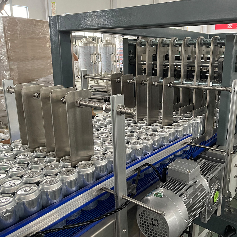 Automatic Aluminum Can Energy Drink Beer Carbonated Beverage Juice Liquid Filling Canning Line