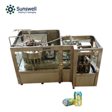 Automatic Aluminum PET Can CSD Carbonated Soft Energy Drink Beer Hot Juice Tea Coffee Milk Bottling Filling Sealing Capping Can