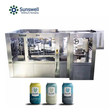 Carbonated Sparkling Soda Water Bottling Aluminum Can Filling Machine Production Line