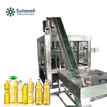 Sunswell Glass / Plastic Bottle Oil Filling Rotary / Linear Type Essential Oil Bottling Machine