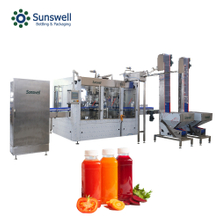 Hot sale 3 In 1 Fruit Juice Filling Machine For Production Complete Line