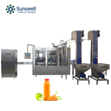 3 in 1 fruit bottle juice filling machine plant system equipment