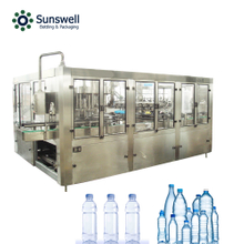 Automatic bottled drinking water making equipment / pure water bottling machine / mineral water filling plant price