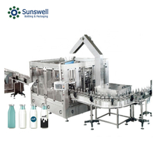 Automatic pet bottle aseptic milk filling and capping machine bottling plant equipment Milk Filling Machine
