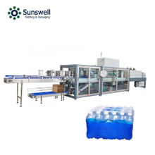 Plastic Film Packaged Machine Heat Shrinking Wrapping with Shrink Tunnel