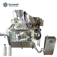 Automatic PE Bottle Litchi Juice Milk Aseptic Filling Capping Machine
