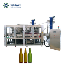 Beer filling machine cider hard cider sparkling wines carbonated soft drinks bottling machine for PET and glass