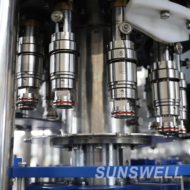 SUNSWELL High Speed 15000BPH 1L Oil Bottling Line Sunflower Olive Vegetable Edible Cooking Oil Filling Capping Machine