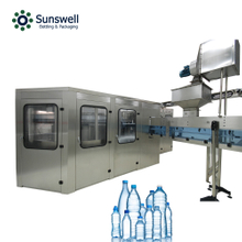 Sunswell Full Automatic Rotary PET Drinking / Mineral / Pure Water Bottle Filling Machine