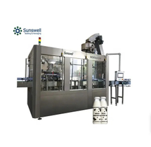 Automatic milk / juice filling packaging machine / water bottling plant