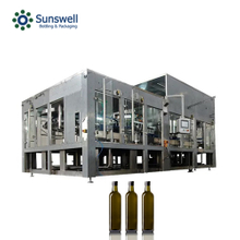 Full Automatic Edible Cooking Vegetable Coconut Palm Sunflower Oil Peanut Butter Bottle Filling Packaging Machine