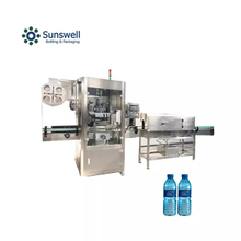 Automatic Shrink sleeve label machine with wrapping labeling film package