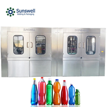 PET bottle carbonated beverage processing filling machine soft drink production line