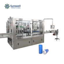 Aluminum Can Pet Can 21000CPH 2 in1 CSD Drink Juice Milk Water Filling Seaming Canning Machine
