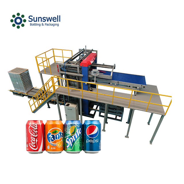 High Level Bulk Empty Can Depalletizer for All Industrial Manufacturers