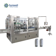 High Capacity CSD Rotary Filler Seamer Monoblock Carbonated Aluminum Can Isobaric Filling Seaming Machine